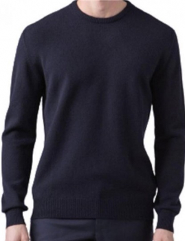 Cashmere Gents Crew Neck Sweater navy